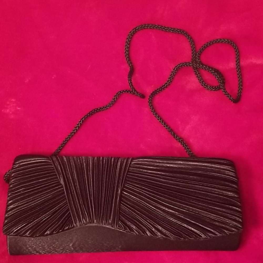 Black clutch purse